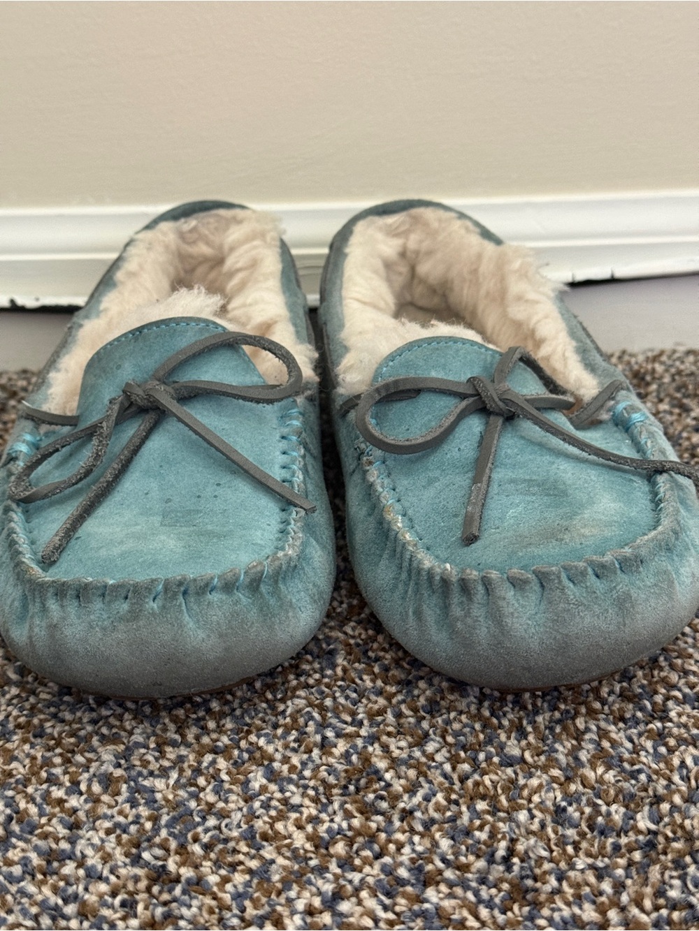 UGG Cream Shearling-Lined Slipper Interior